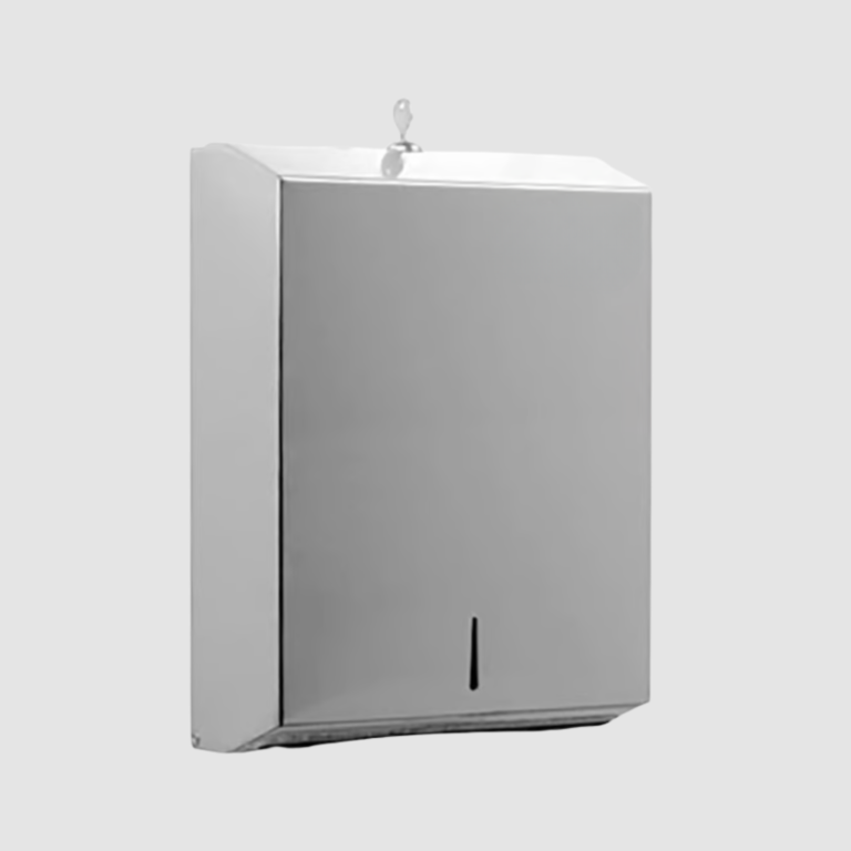 DISPENSADOR DE TOALLA DOBLADA EN Z EN ACERO INOXIDABLE DE 300 TOALLAS (1)