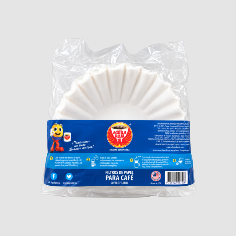 FILTRO PARA CAFE TIPO CANASTA N8 PQ X 100 AGUILA ROJA (2)