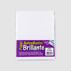 ROTULO ADHESIVO CARTA BRILLANTE ICOPEL PQ X 10