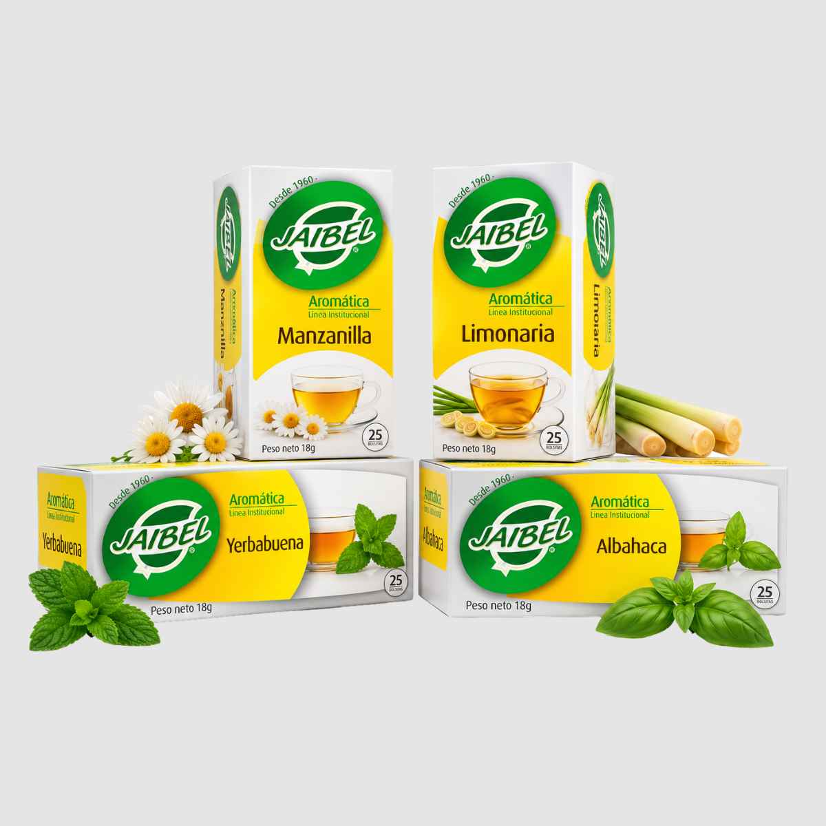 AROMÁTICA INFUSIÓN HIERBAS CJ X 25 JAIBEL
