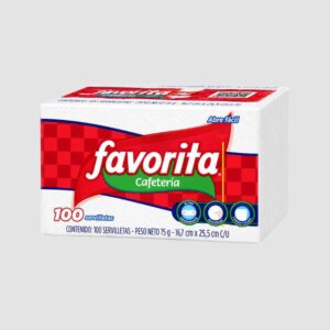 SERVILLETA CAFETERIA HS BLANCA PQ X 100 FAVORITA
